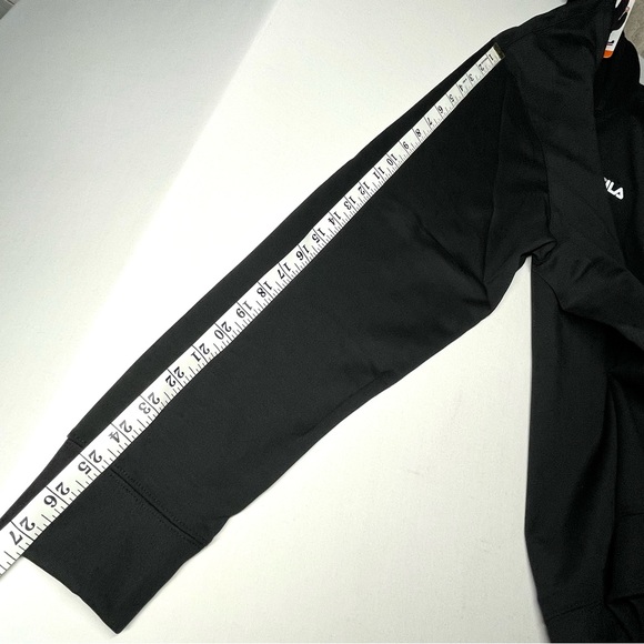 Fila Men’s Performance Pullover Sweatshirt Activewear Hoodie Size XXL Black NWT - Picture 12 of 15